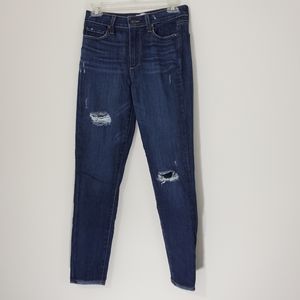 Paige Hoxton Ankle Distressed Jean, Size 27
